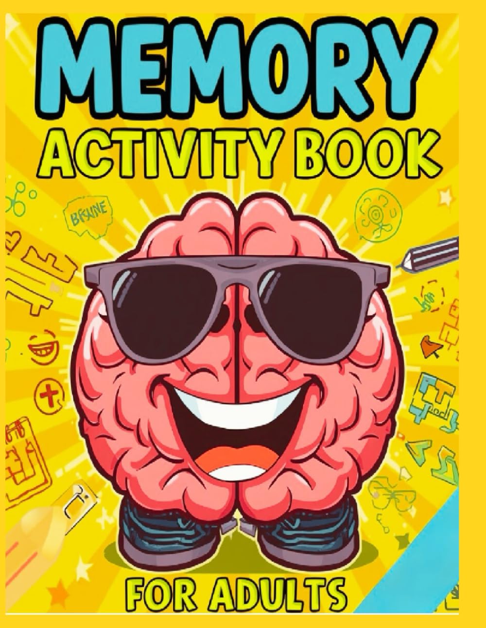 Memory Activity Book for Adults: Word searches, sudoku, crosswords, memory games and relaxing coloring pages | Gentle cognitive stimulation for adults and seniors