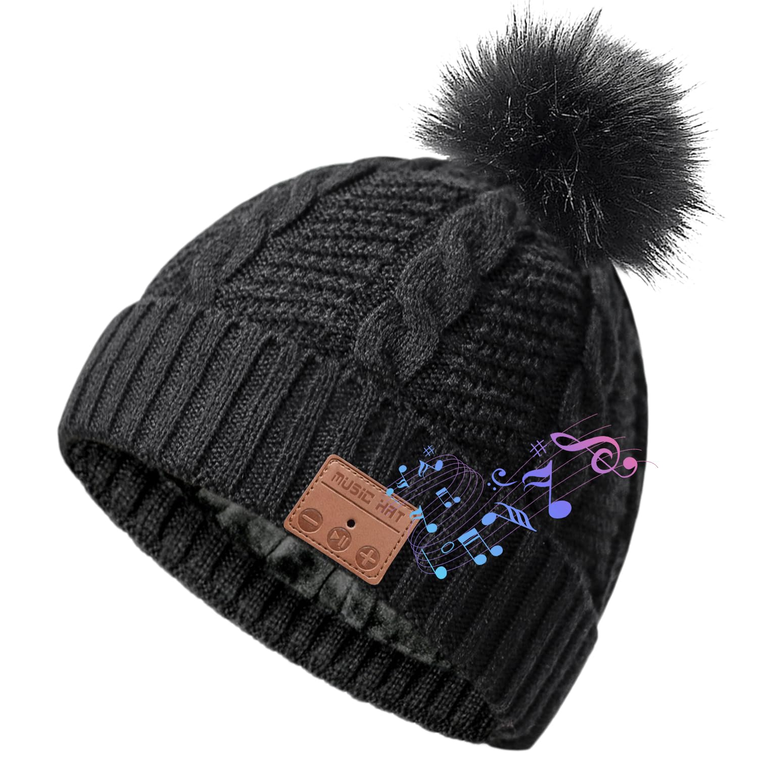 HaetFire Cappello Bluetooth Berretto Invernale Uomini Donne Wireless Cappello Musica con Cuffia Stereo Microfono Trendy Caldo Molle per Corsa Sci Escursionismo o Come Regalo di Natale (Grigio Chiaro