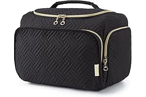 Large Make Up Cosmetic Travel Bag for Toiletries with Handle