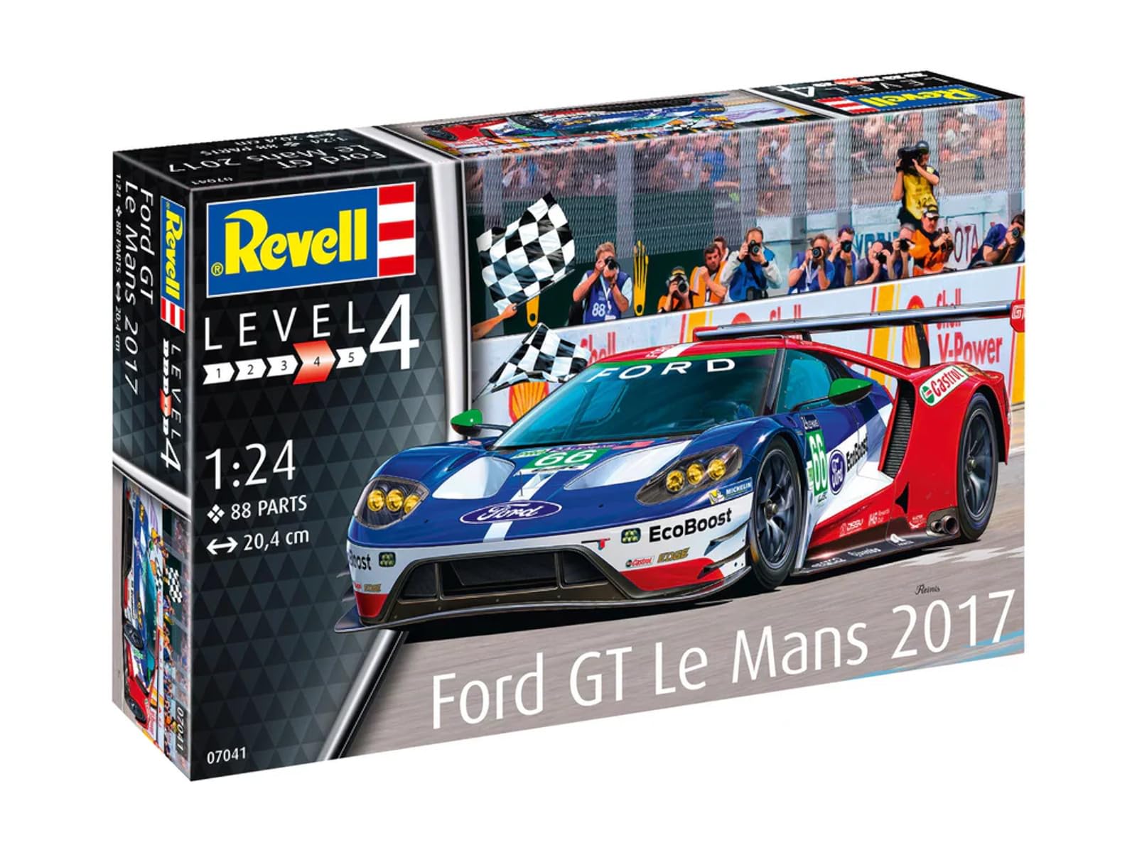 Revell Maquette de Voiture Ford GT - Le Mans - échelle 1/24-88 pièces