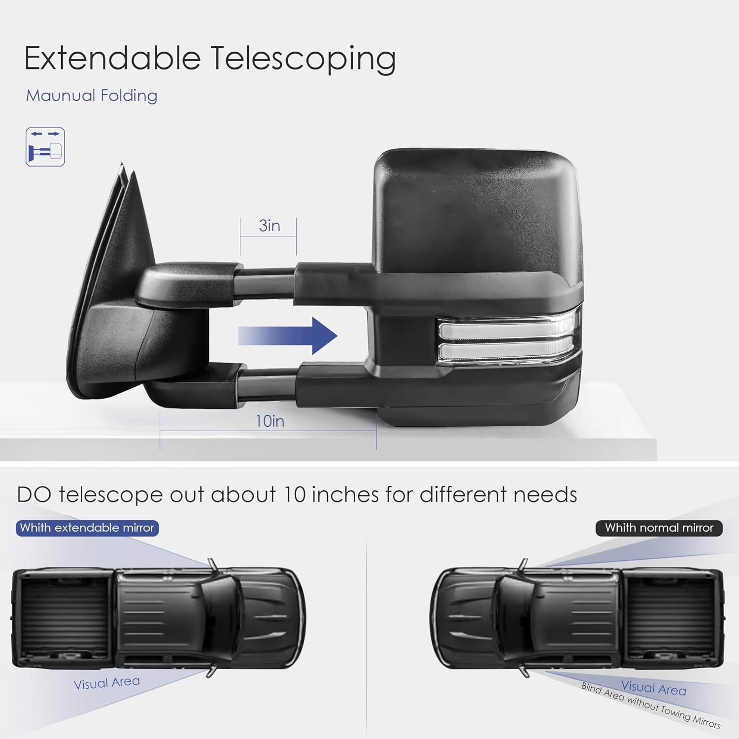 Amаzіng 🔥 MOSTPLUS Power Heated Towing Mirrors Compatible for Chevy Silverado Suburban Tahoe GMC Serria Yukon 2003-2006 w/Sequential Turn light, Clearance Lamp, Running Light(Set of 2) (Black) 70% оƒƒ Evеrуthіng MOSTPLUS Power Heated Towing Mirrors Compatible for Chevy Silverado Suburban Tahoe GMC Serria Yukon 2003-2006 w/Sequential Turn light, Clearance Lamp, Running Light(Set of 2) (Black)