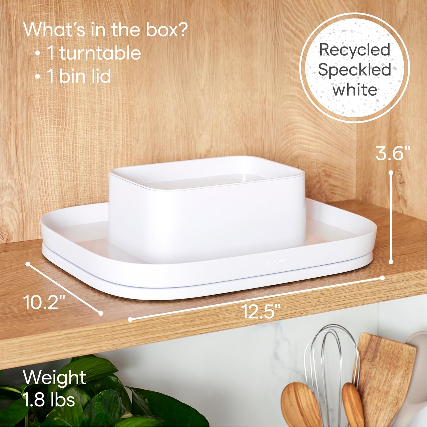 Amazon.com: YouCopia MagicTrack Rectangle Lazy Susan Turntable 2