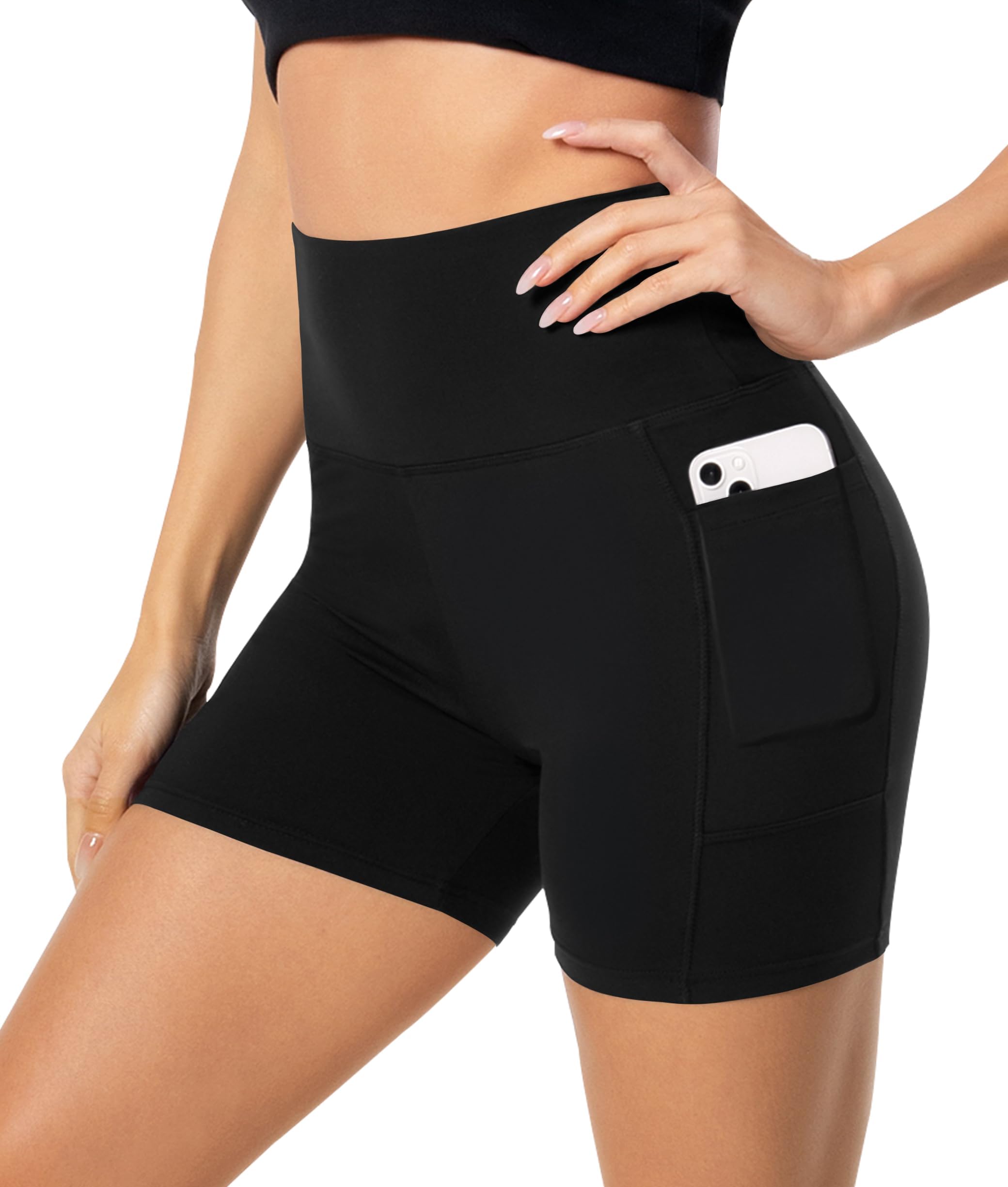FuelMeFoot Radlerhose Damen Kurze für Kleid Leggings Kurze Hose Sporthose kurz High Waist Yoga Fitness Sommer Shorts