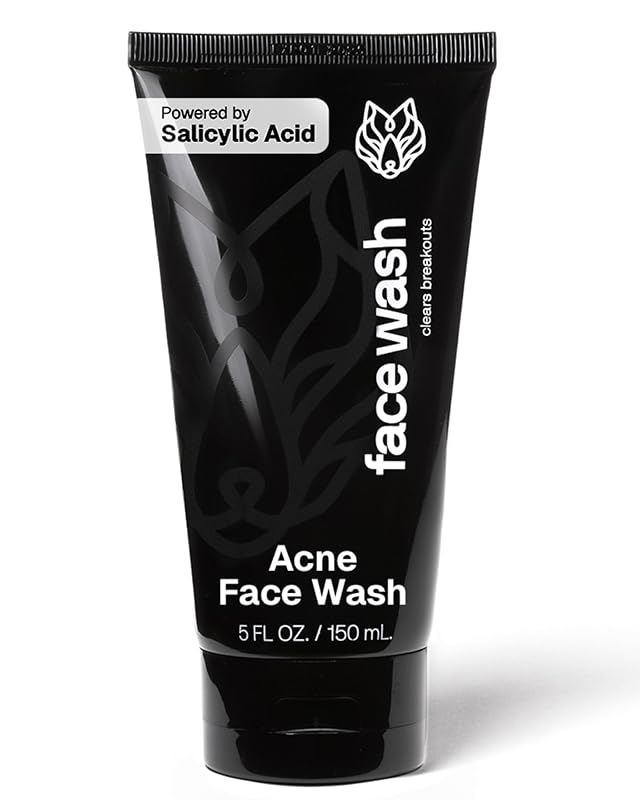 Black Wolf Sabonete Facial com Ácido Salicílico e Carvão, 150 mL