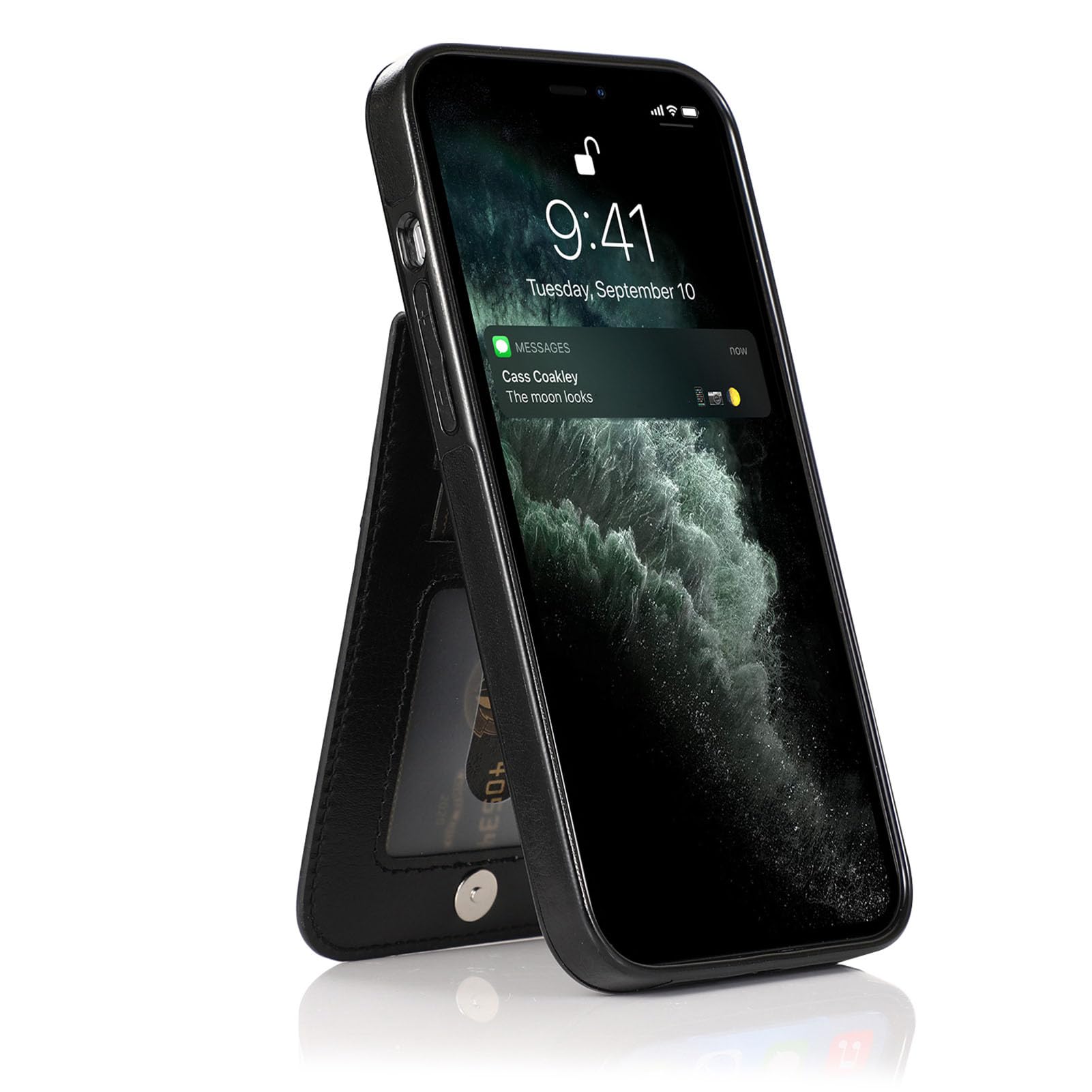 Cocoarm Portafoglio Custodia per IPhone 13 Pro, Supporto Magnetico con