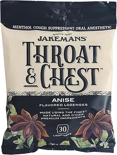 Miniatura 7 de Jakemans Pastillas para la tos de cereza para la garganta y el pecho, alivio calmante para la tos, el dolor de garganta y la angustia estacional,