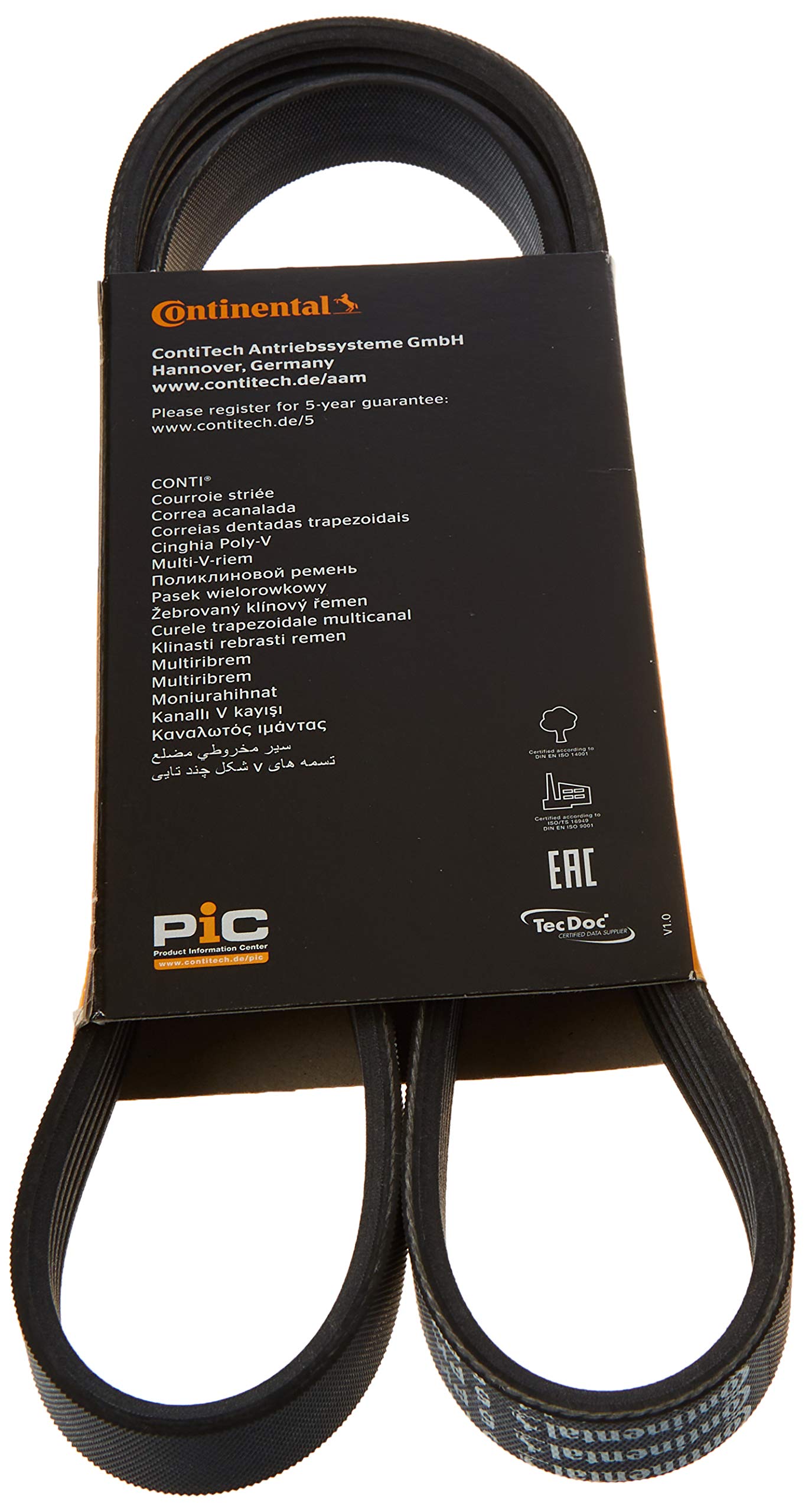 Courroie Trapézoïdale à Nervures CONTITECH 4PK735 Au Meilleur Prix