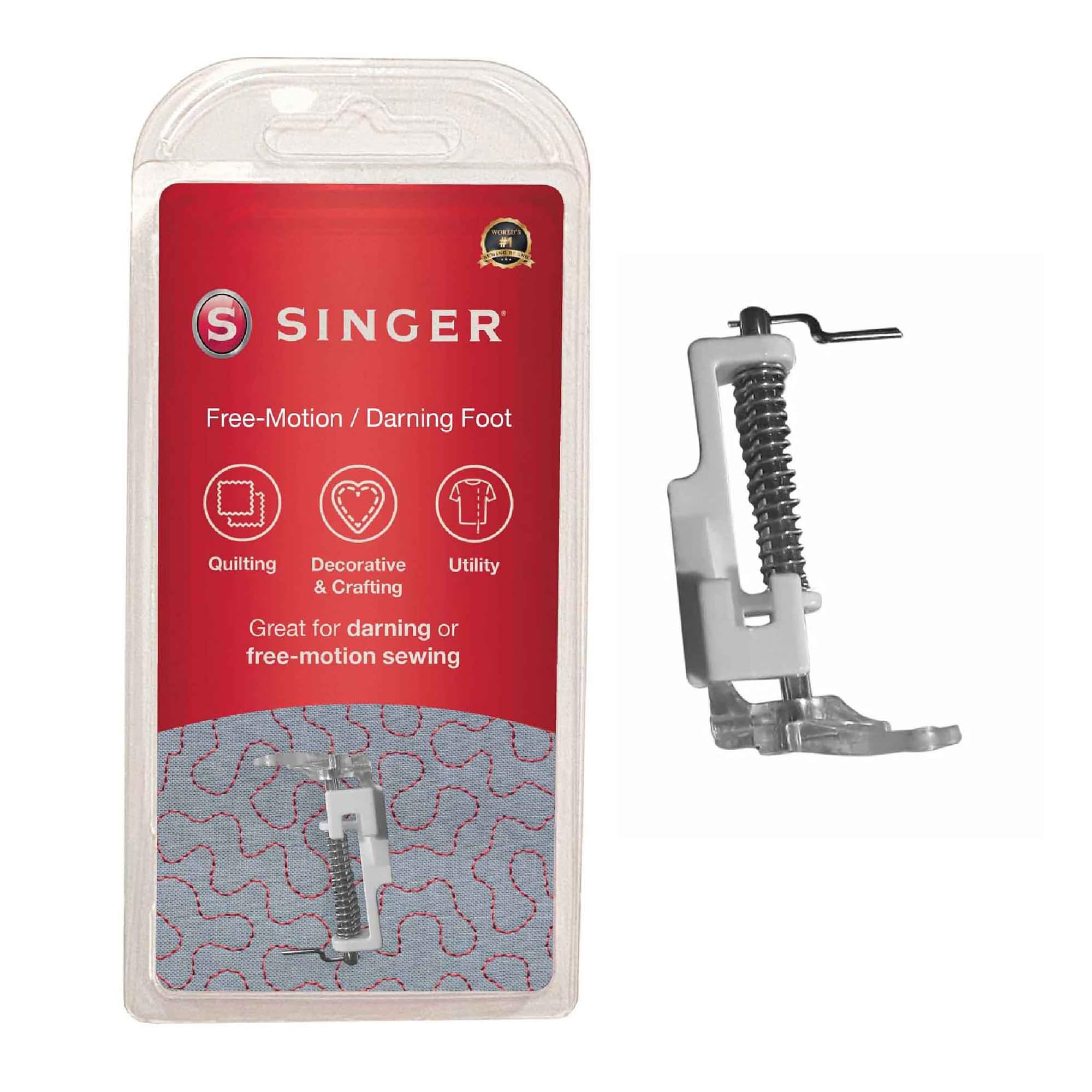 Amazon.co.jp : SINGER® ダーニング&フリーモーション刺繍フット
