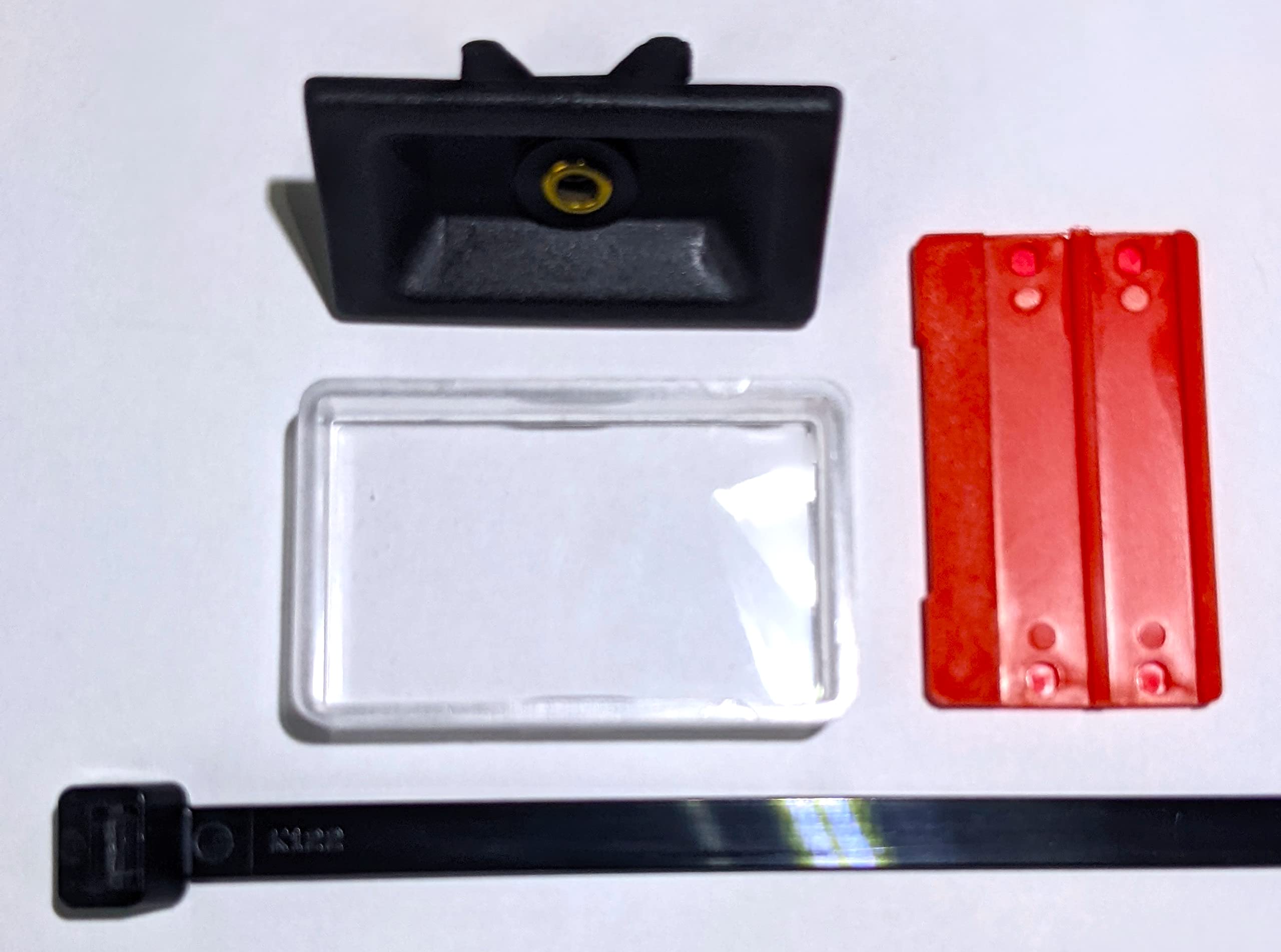 25 Schilderhalter 2,00€/Stück für Rohre und technische Anlagen mit rotem Hintergrund