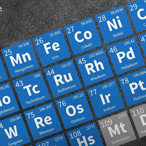 Miniatura 5 de JAWO Tapiz de química científica, tabla periódica de los elementos, 36 x 26 pulgadas, dormitorio, aula, sala de estar, dormitorio