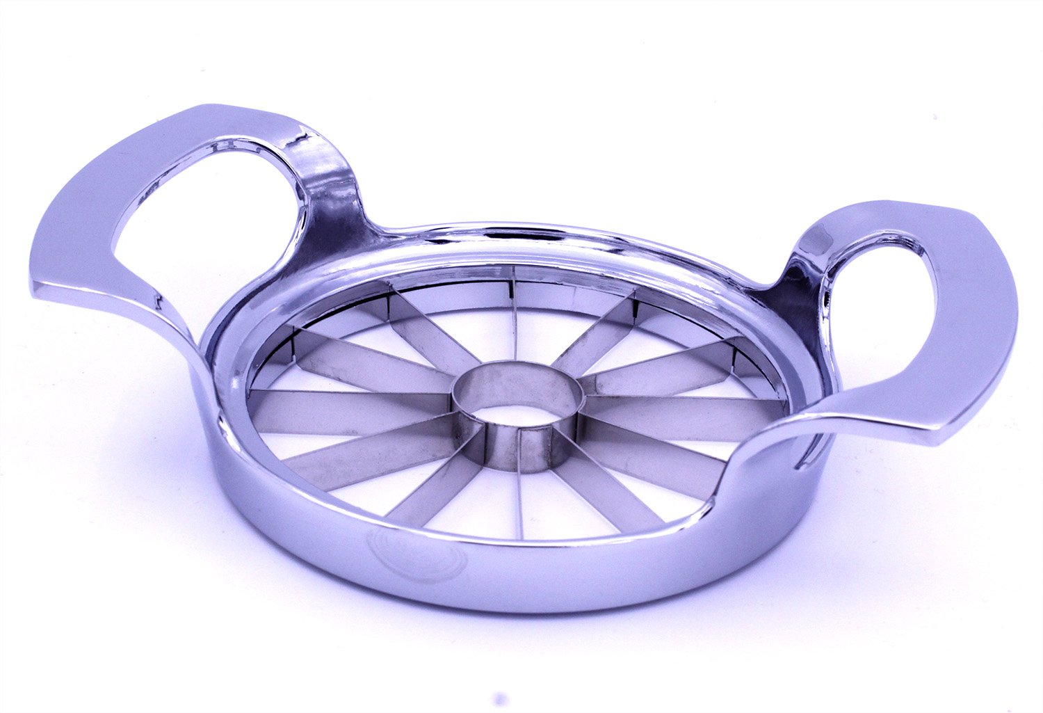 aerfgo Apple Wedger and Corer Slicer Cutter with Easy Rubber Grip Handles and Stainless Steel Blades 12 Blade