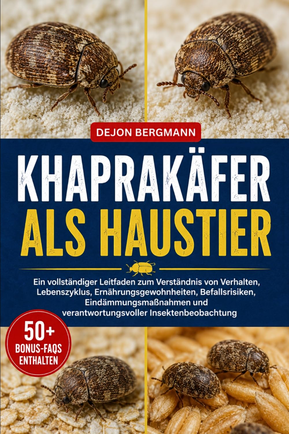 KHAPRAKÄFER ALS HAUSTIER: Ein vollständiger Leitfaden zum Verständnis von Verhalten, Lebenszyklus, Ernährungsgewohnheiten, Befallsrisiken, ... und verantwortungsvoller Insektenbeobachtung