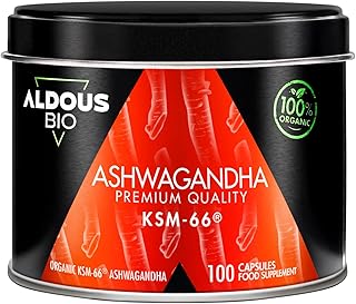 Ashwagandha KSM-66® BIO 600mg - Per 100 Giorni - Alta Potenza - Ashwagandha Capsule Bio Pura e Certificata - Integratore Cortisolo, Stress, Sonno, Energia - Ginseng Indiano - Integratore Benessere