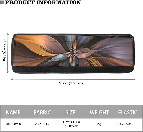 Miniatura 3 de Juego de 2 fundas universales con estampado floral retro para puerta de refrigerador y electrodomésticos, mantiene la manija de tu electrodoméstico