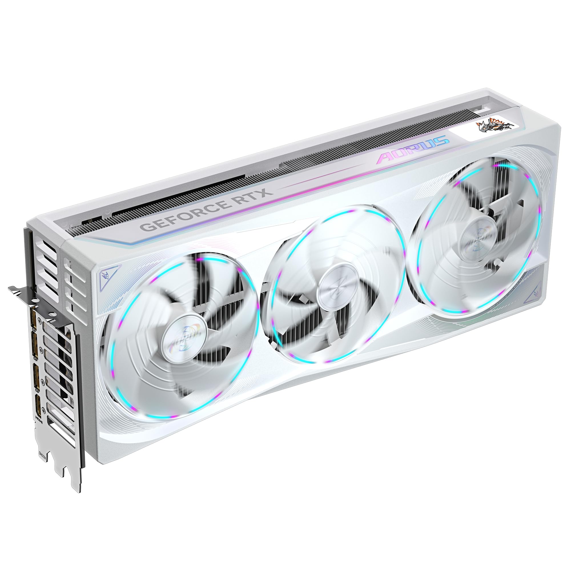 GIGABYTE AORUS GeForce RTX 5090 Stealth Ice 32G Tarjeta Gráfica - 32GB GDDR7, 512bit, PCI-E 5.0, 2655MHz Frecuencia del núcleo, 3 x DP 2.1a, 1 x HDMI 2.1b, NVIDIA DLSS 4, GV-N5090AORUSST ICE-32GD