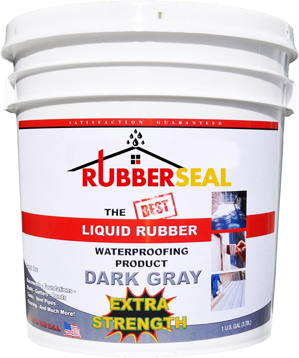 Rubberseal液体ゴム防水加工と保護コーティング – - Roll Onホワイト