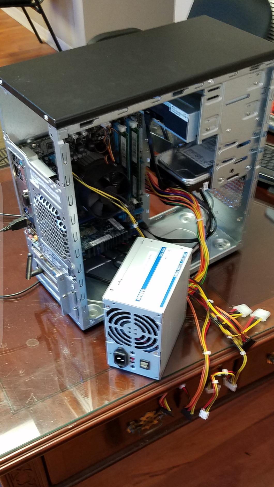 ... built PC is back online and this PSU is super quiet!