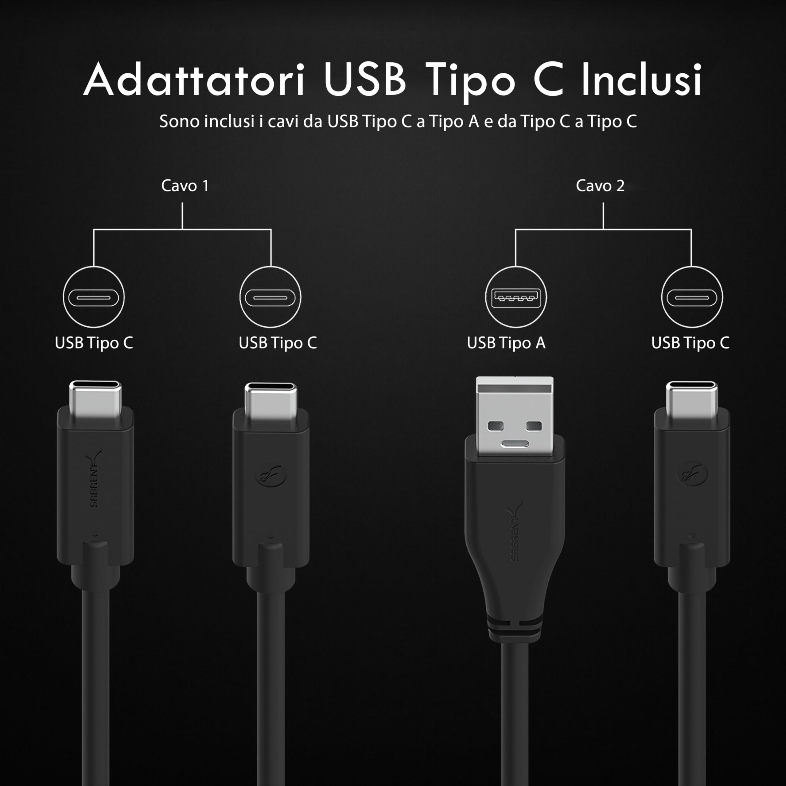SABRENT SSD Esterno [2TB], Rocket Nano V2, Cavo USB 3.2 Gen 2x2 (SB-2TB-NAV2)