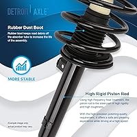 Vista 1738 de Detroit Axle - Kit de suspensión delantera de 10 piezas para Chevy Aveo Aveo5 Pontiac G3 Wave 2 Ready Struts Assembly 2 Enlaces de barra