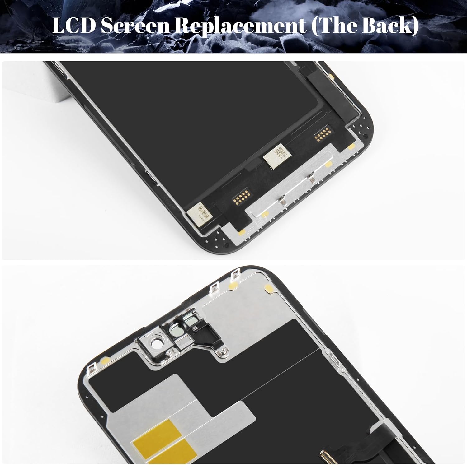 SRJTEK Screen Replacement for iPhone 14 Pro Max (6.7") [INCELL], [DIY Repair Kit] Premium LCD Display Touch Digitizer Assembly with Tools & Adhesive, for A2651 A2893 A2894 A2895, Face ID Supported