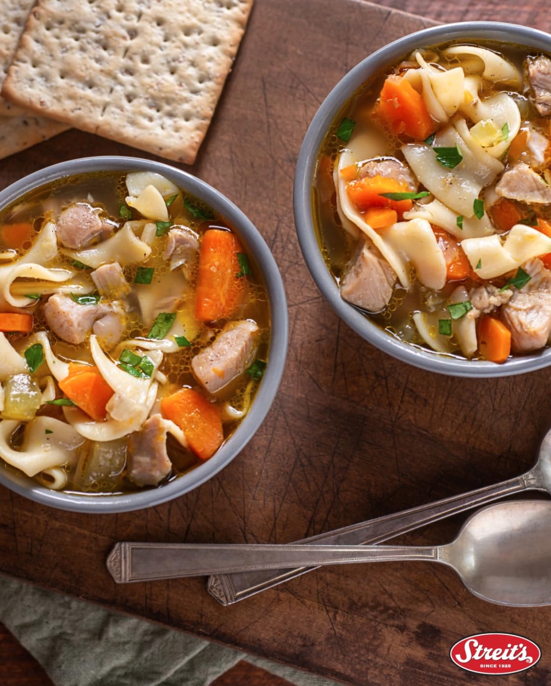 Streit's Chicken Noodle Soup - Muriel's Soup Mix, Kosher Certified, No MSG or Hydrogenated Oils, Just Add Water, Family Owned (4oz, Pack of 3)