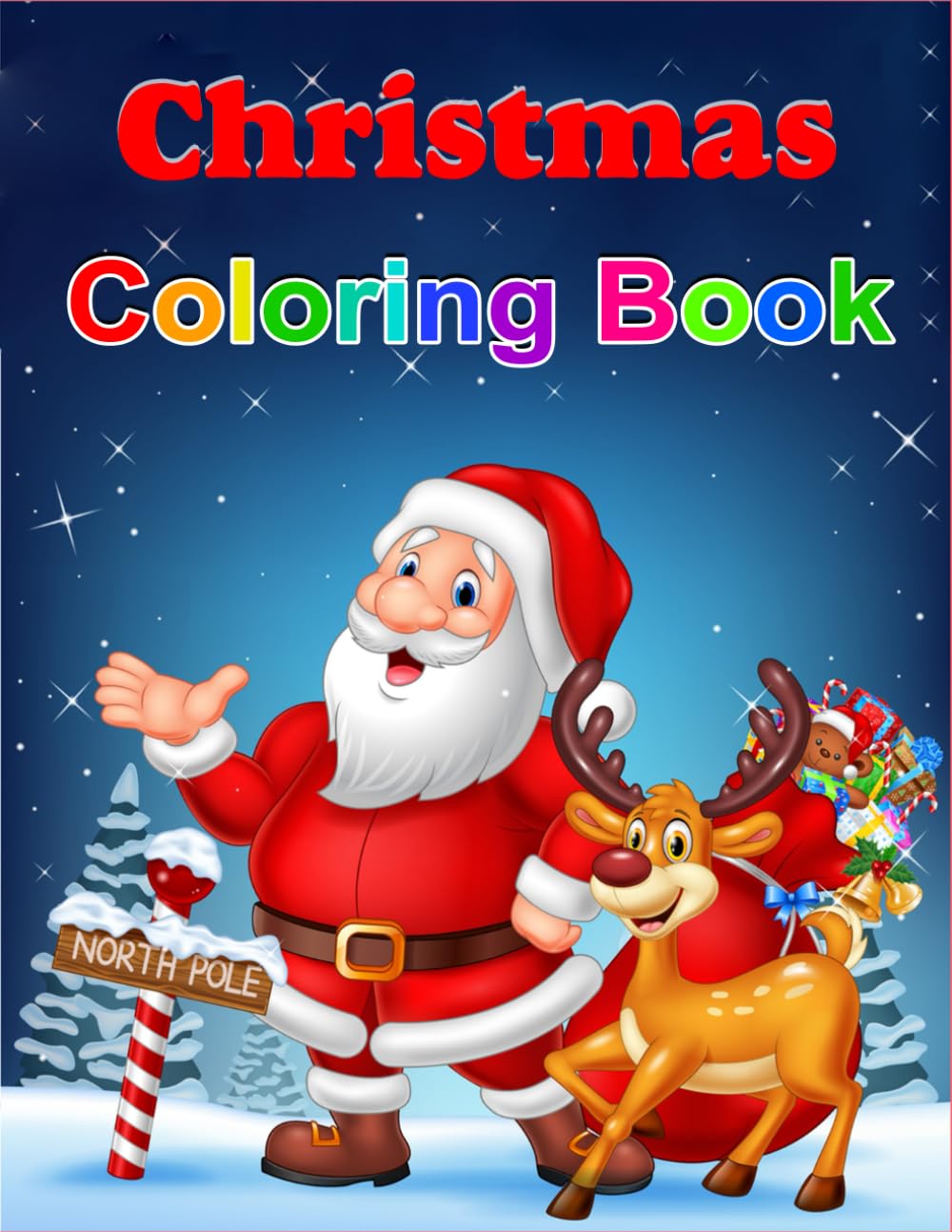 Livre de coloriage de Noël pour enfants à glisser sous le sapin ou dans le calendrier