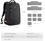 K&F Concept Camera Backpack Professional Large Capacity Photography Bag