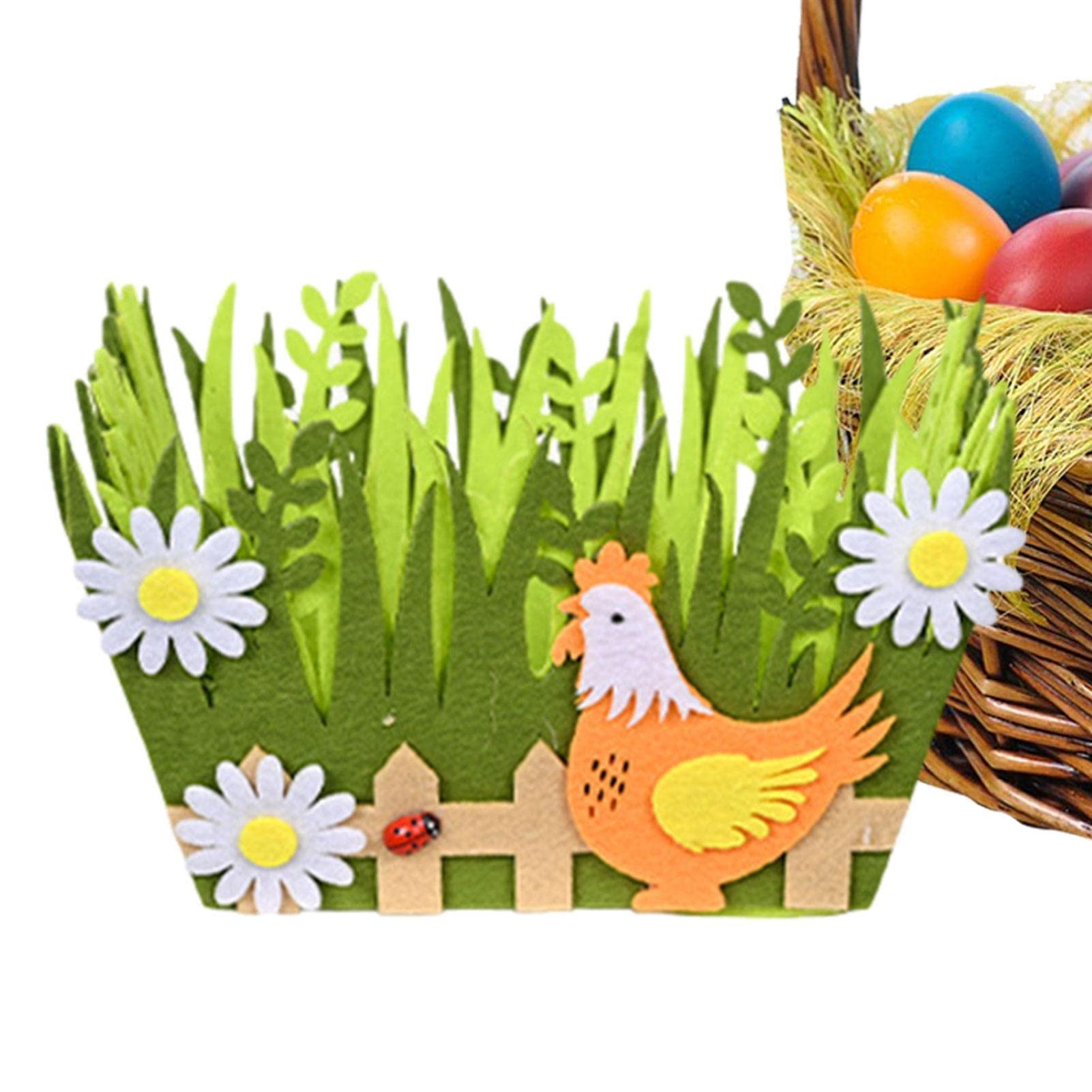 イースター♡カゴうさぎ ꕤ୭* DAISOのイースターバニーと ウサ耳のヒヨコちゃん