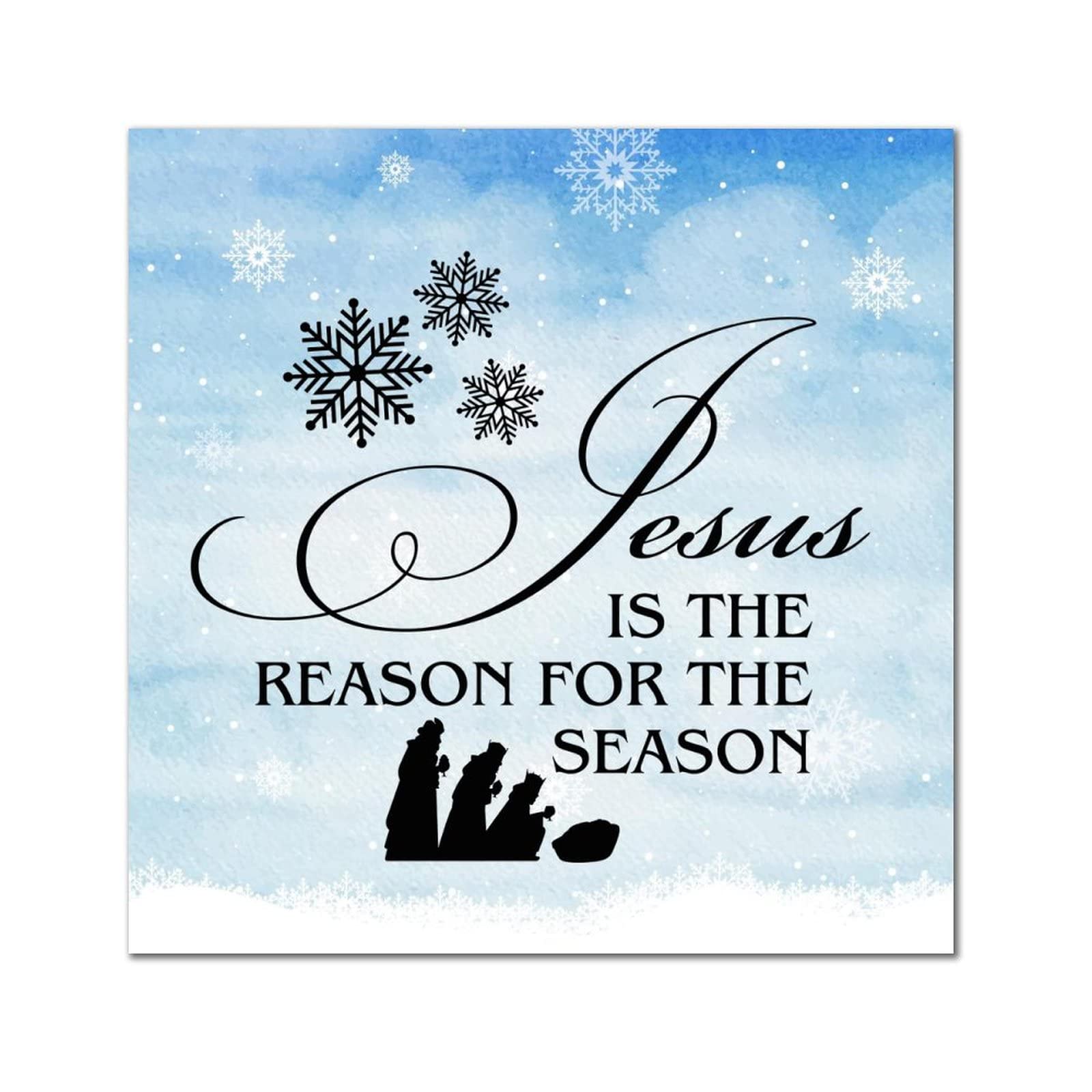 Décoration murale en bois Jesus is The Reason pour sublimer votre salon