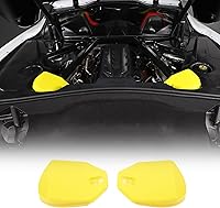 Vista 8 de Daeiclru Cubiertas de torre de puntal trasero compatibles con Chevrolet Corvette C8 2020-2023, cubierta de torre de ABS que absorbe los golpes