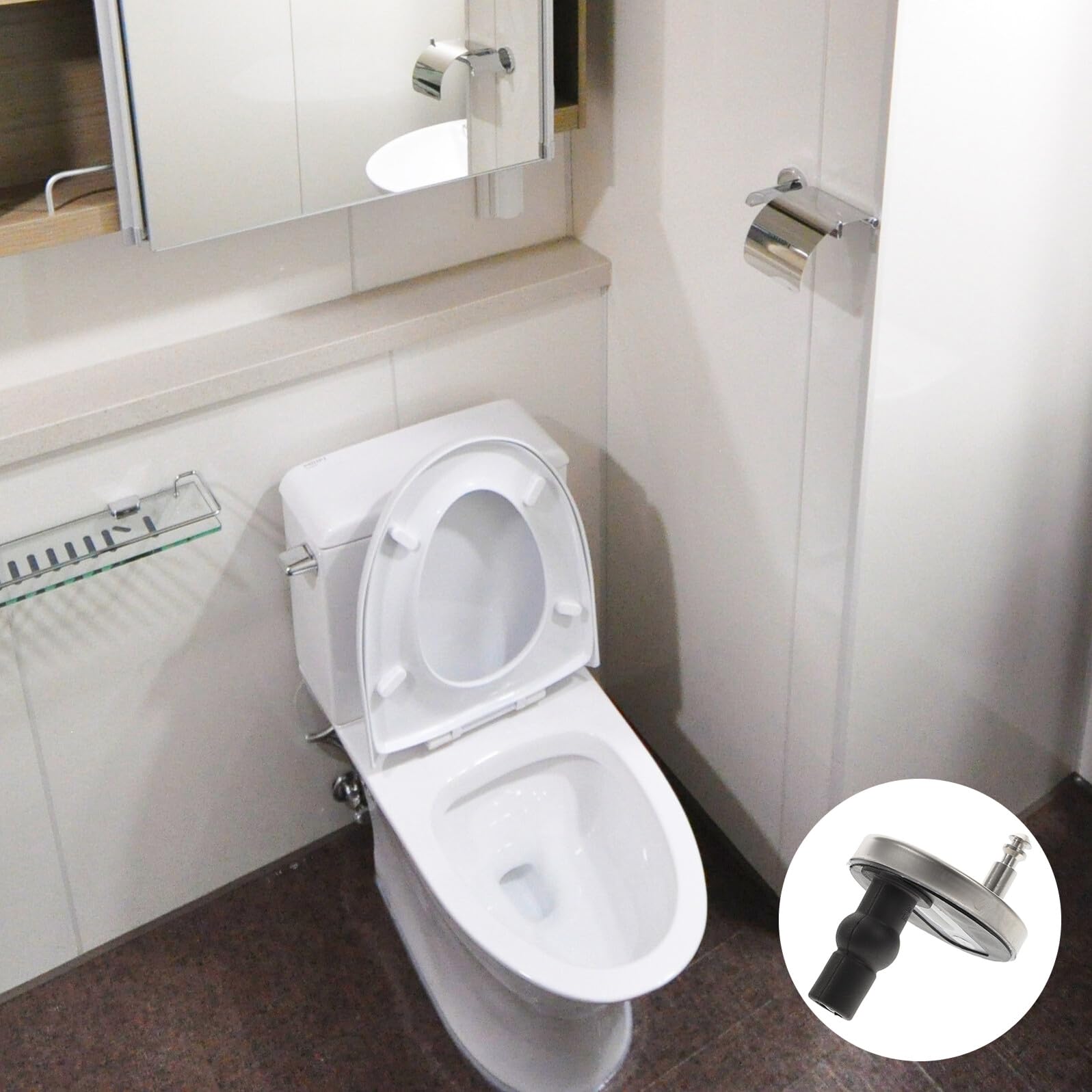 Anneome Tornillos De Fijación Para Asiento De Inodoro Universal 2 Piezas De Acero Inoxidable Resistente Y Fácil De Instalar Para Reemplazo De Tapa Wc En Hogar Y Baño