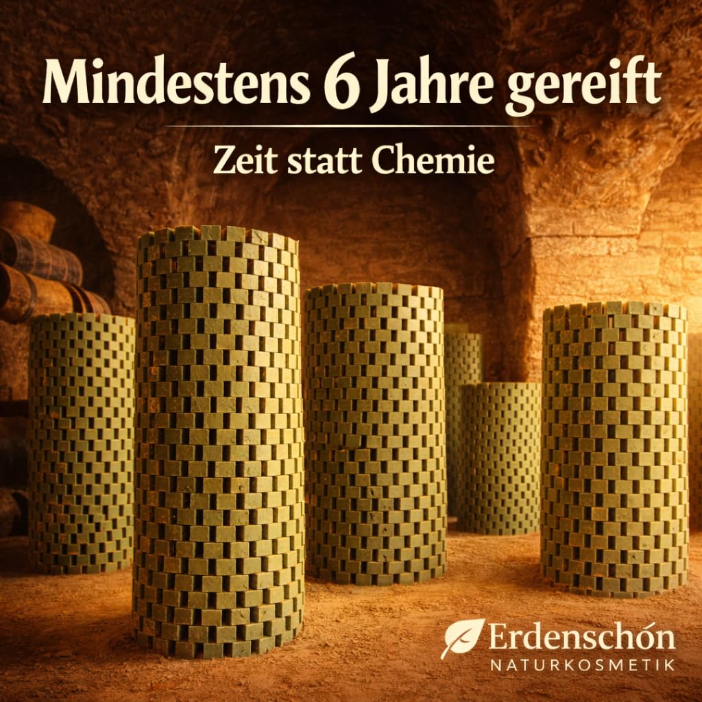 5x Aleppo Seife 60%-40% - mit Olivenöl 60% & Lorbeeröl 40% - Naturseife – Haarseife, Gesichtsseife & Körperseife – Vegan, Palmölfrei, Ohne Künstlichen Duftstoffe – Traditionelle Seife für Haut & Haare