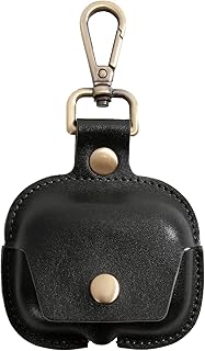 [Dom Teporna] AirPods対応ケース proの2019年第1世代と2022年第2世代に対応 カバー スリーブ 本革 イタリアンレザー メンズ レディース ブラック