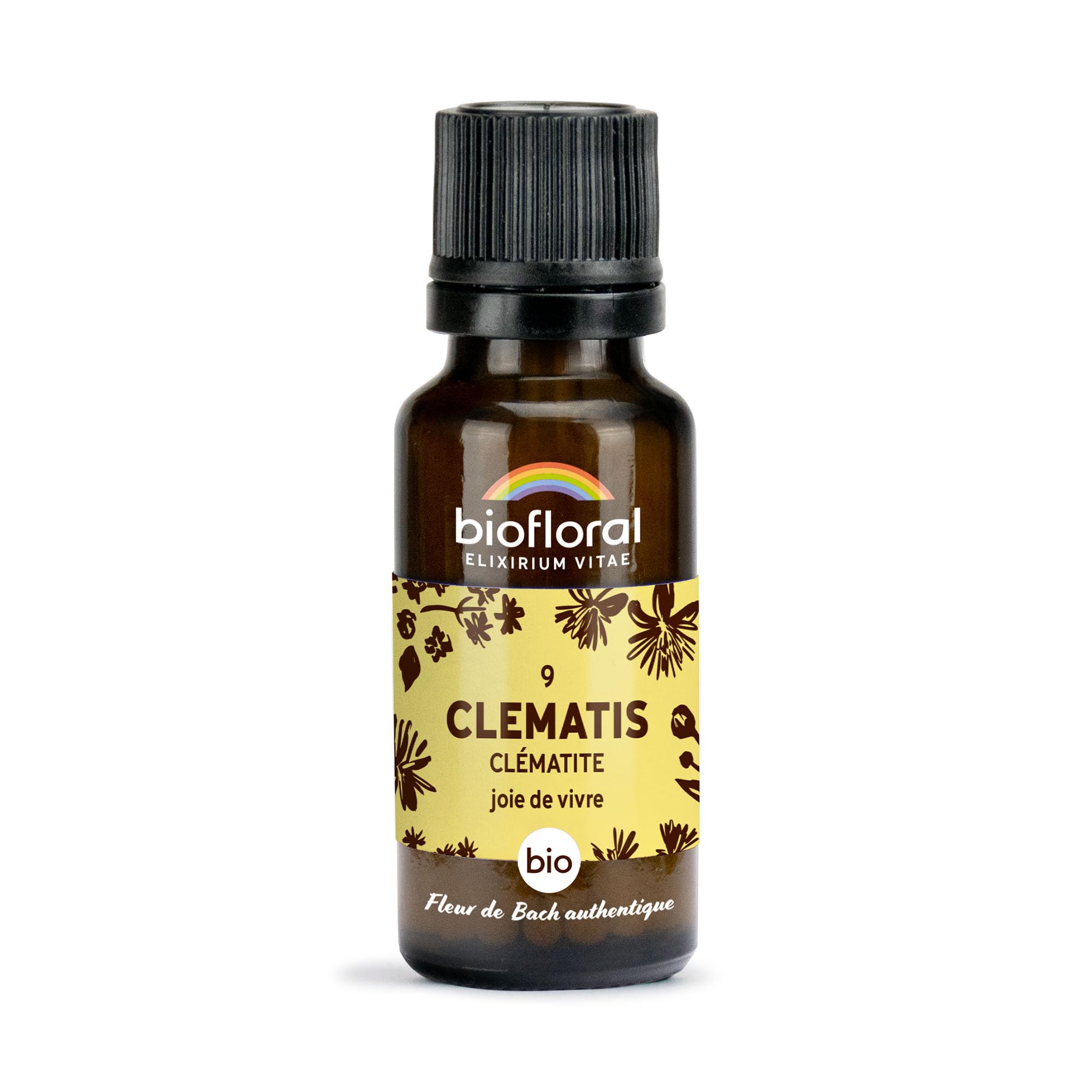 Biofloral Fleur de Bach Clematis Clématite 470 Granules