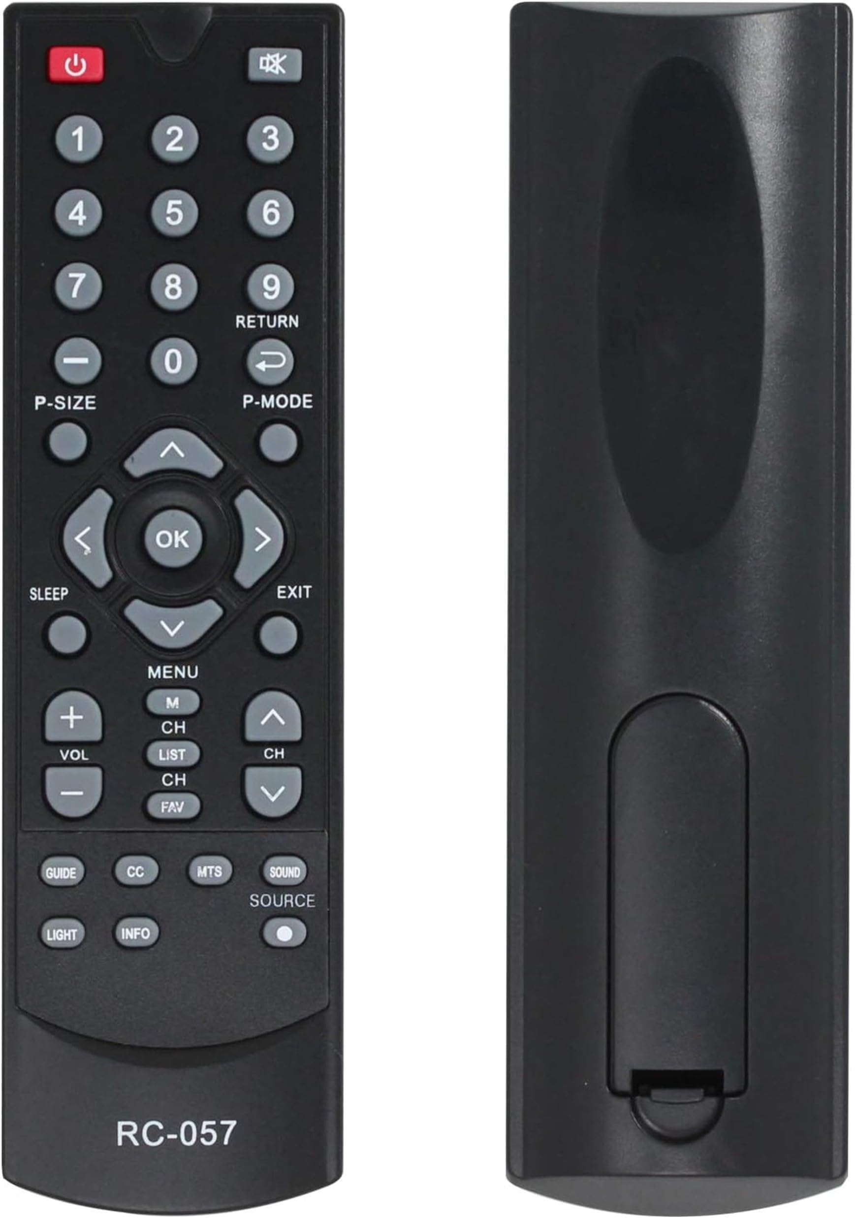 SmartbyReplaced COBY RC-057 RC057 Remote Control for COBY TFTV1925 TFTV2225 EDTV1935 TFTV1925 TFTV2225 TFTV2425 TFTV4028 LEDTV3226 LEDTV5536 TFTV3229 LEDTV1935 TFTV1925 TFTV2225 TFTV2425 TFTV4028