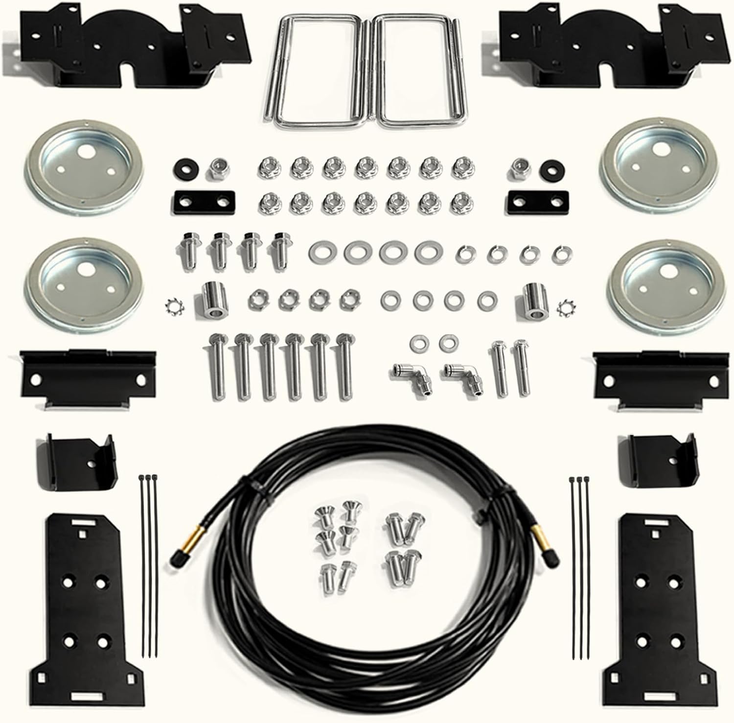MILLISEC Rear Air Spring Bags Suspension Kit Compatible with 2019-2026 Chevy Silverado and GMC Sierra 1500 4WD & RWD Pickups 5000 lbs Load Leveling Capacity Replaces# 57288