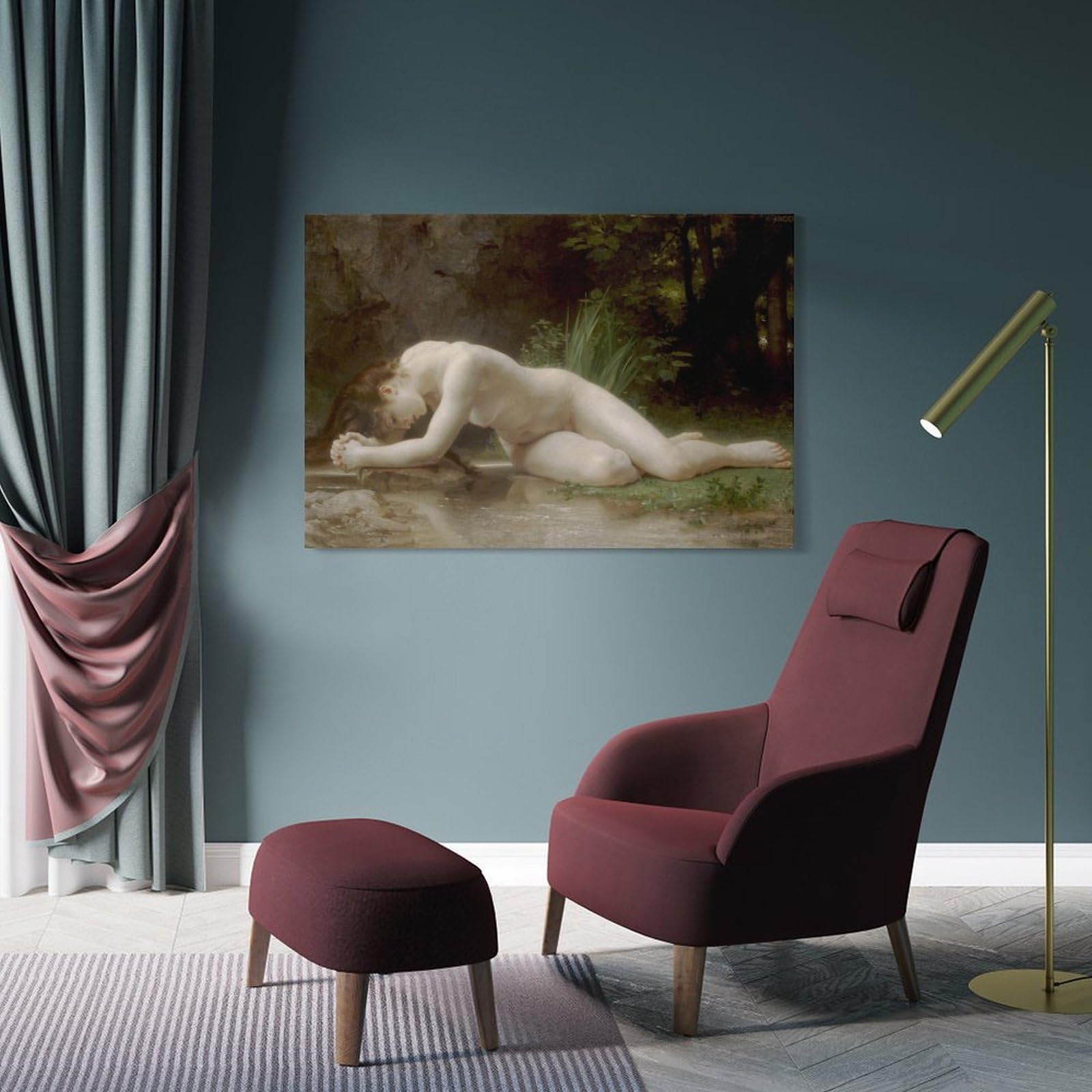 Amazon.co.jp: ウィリアム アドルフ ブグロー絵画 ビュブリス 1884