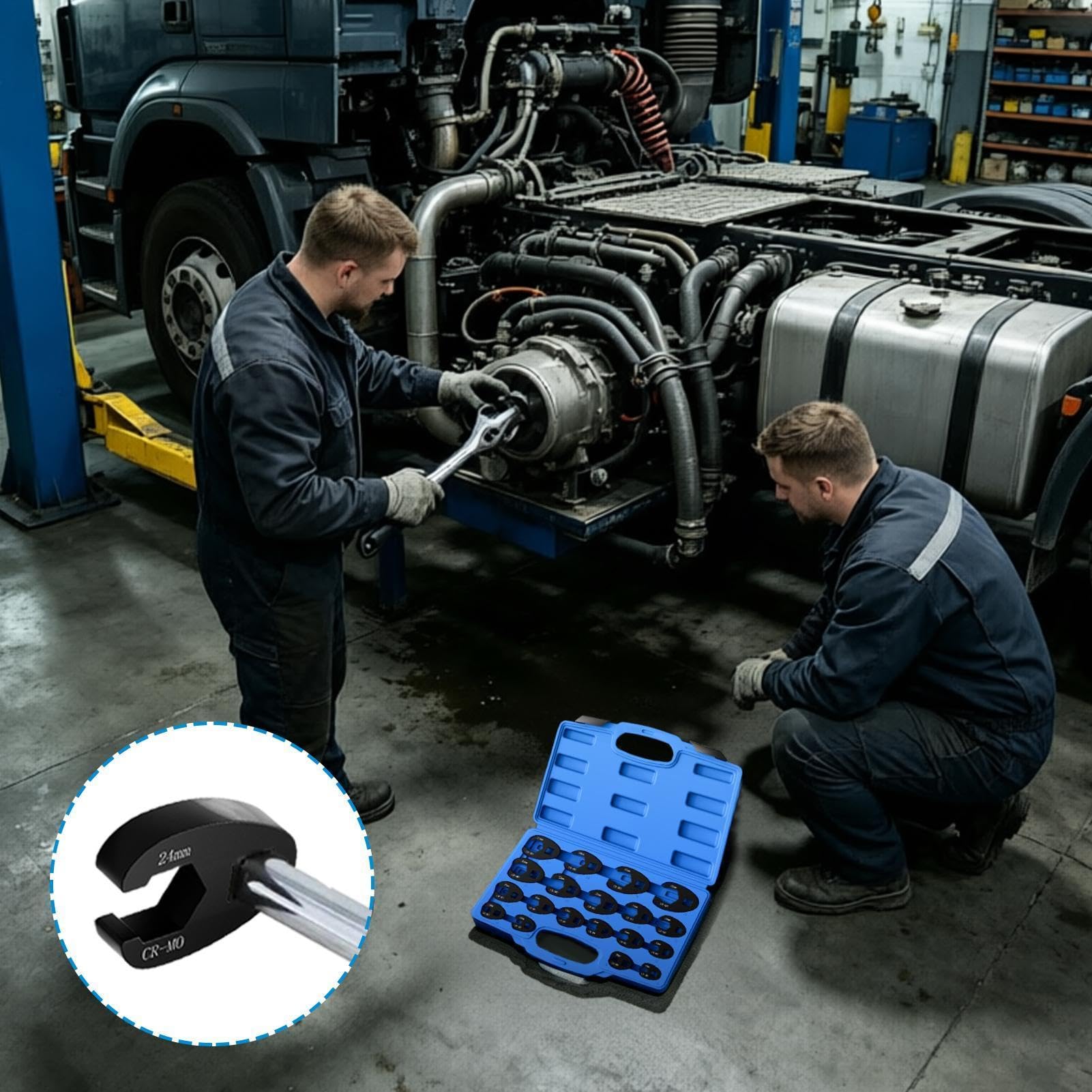 Zestaw kluczy crowsfoot metrycznych Zestaw Kluczy Zapadkowych Metrycznych | Komplet Kurzych Łapek Do Nakrętek Kielichowych dla mechaników techników dom warszt