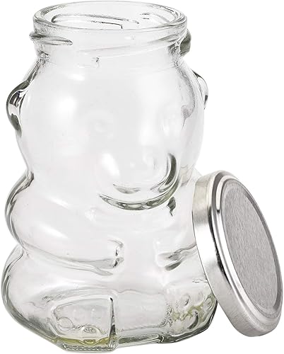 Miniatura 2 de Bekith Paquete de 12 tarros de cristal de 12 onzas con tapas plateadas para mermelada, recuerdos de boda, regalos de ducha, alimentos para bebés,