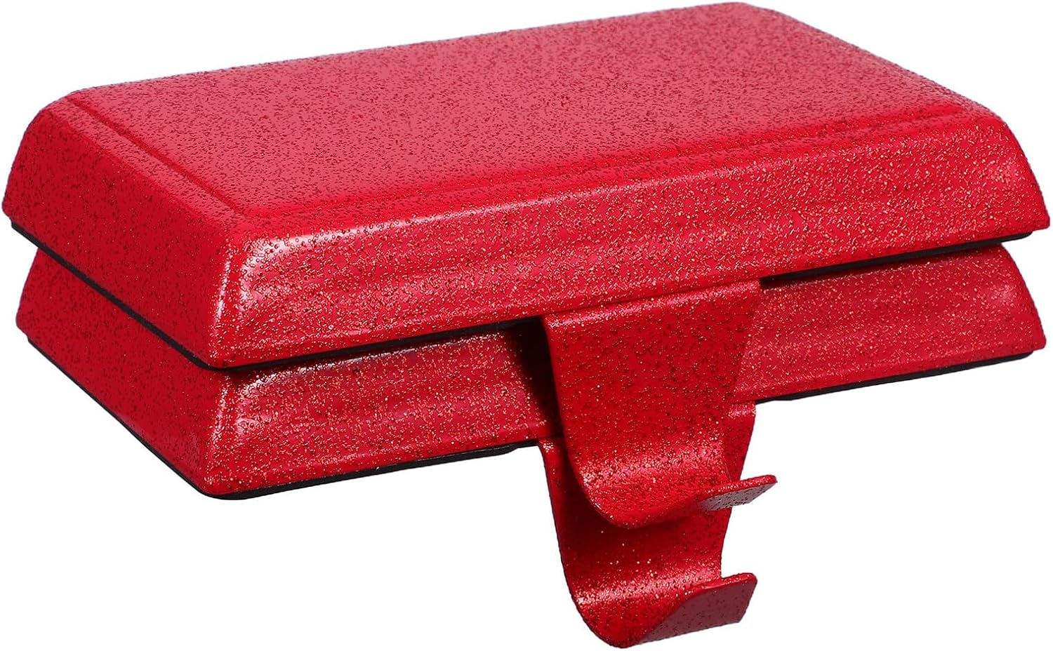 UPKOCH 2pcs Heavy Duty Christmas Stocking Holders with Non-Slip Base, Metal Mantle Stocking Hangers for Fireplace Decoration, Pink Powder Base for Holiday Seasonal Home Use