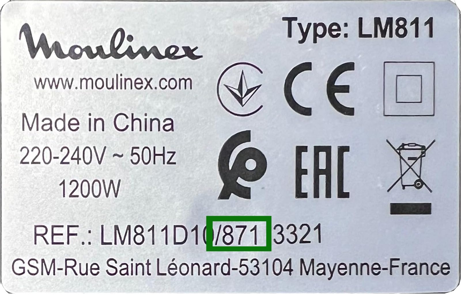 E ELECTROTODO REPUESTOS Y PEQUEÑO ELECTRODOMESTICO Carafe/Bol compatible avec mixeur Moulinex Perfectmix + LM811 (Version 871) non inclus MS-653089