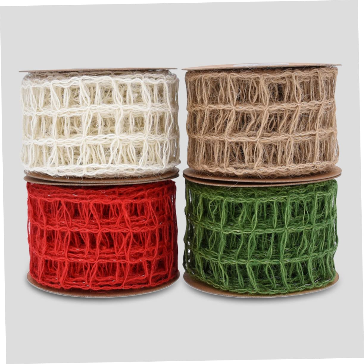 SEWACC 5stücke Weihnachtsdekoband Aus Jute Für -geschenkverpackungen Lagig Strängig Aus Robustem Flachs Für Kreative Bastelprojekte Festliche Anlässe Und Gartenarbeiten
