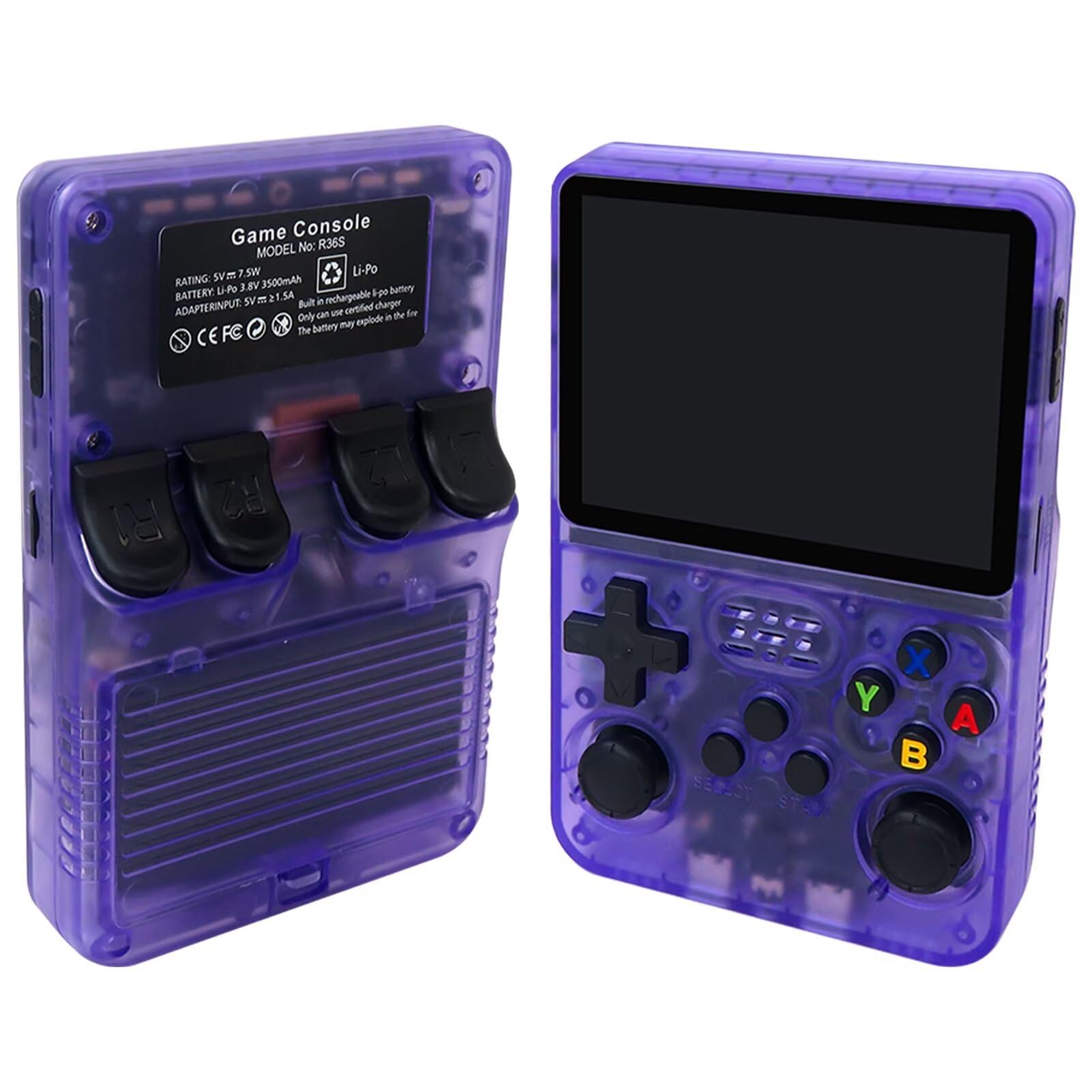 R36S - Consola de Juegos portátil de 3.5 Pulgadas con Tarjeta TF de 32