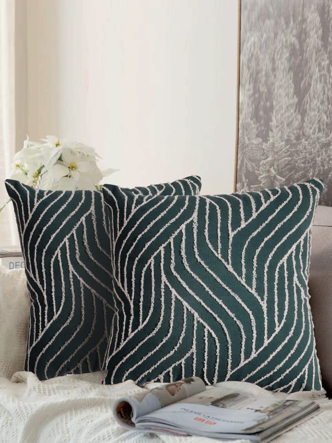See full amazon price history chart for aRDENMEAD Set Of 2 Decorative Cottonthrow/Pillow Cushion Covers With Terry Embroidery. Cotton Cushion Cover Set For You Sofa,Living Room (16 X 16 Inches | 40 X 40 Cm, Green), 210 TC aRDENMEAD Set Of 2 Decorative Cottonthrow/Pillow Cushion Covers With Terry Embroidery. Cotton Cushion Cover Set For You Sofa,Living Room (16 X 16 Inches | 40 X 40 Cm, Green), 210 TC (B09L64S2NC) Amazon Price History, Amazon Price Tracker