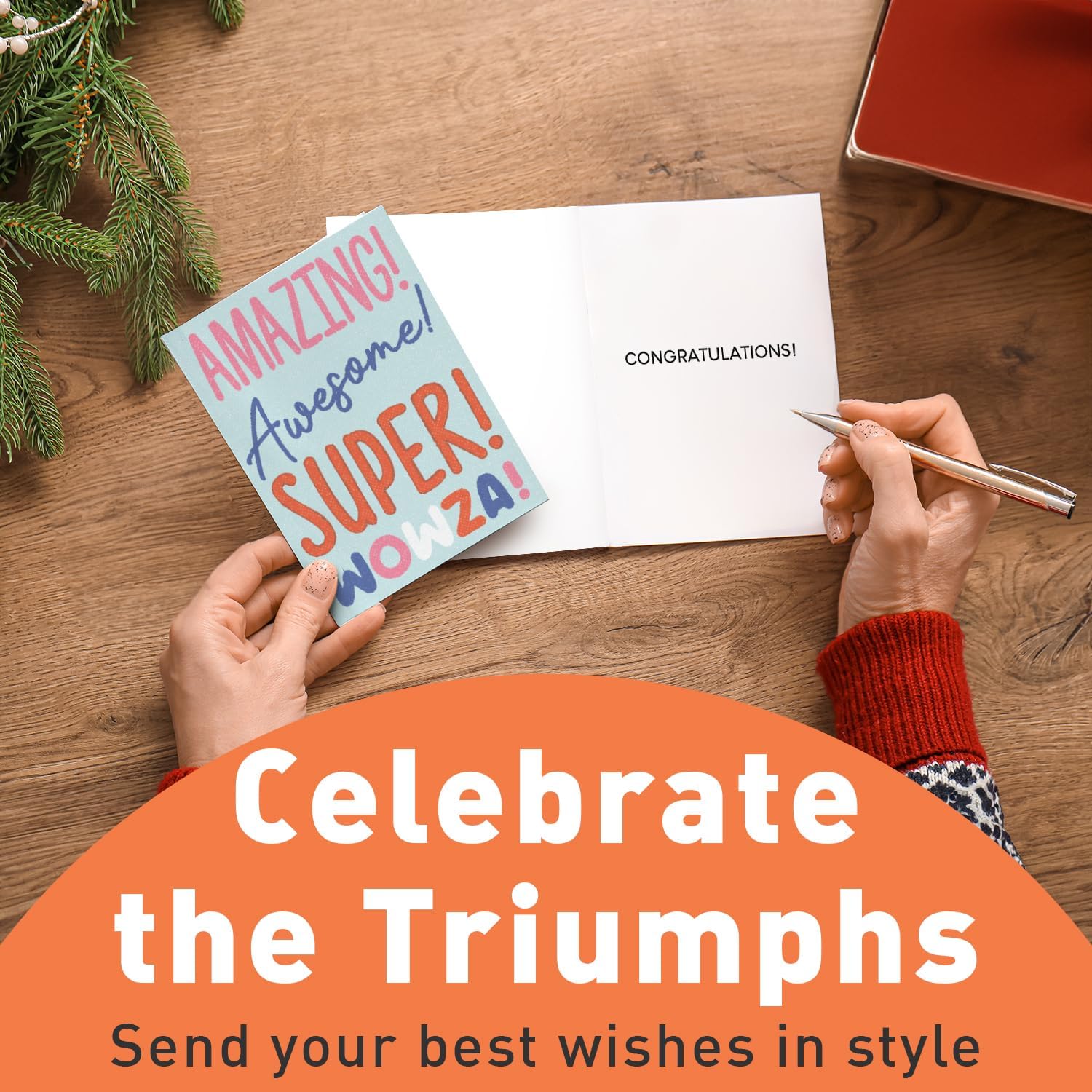 Sweetzer & Orange S&O Fun Congratulations Cards with Envelopes - Pack of 24 Colorful Encouragement Notes with covers - Appreciation, Recognition Cards for Coworkers - Boxed Compliment notes- Heck Yeah! image 5 of 7 B0CPL6YW6C