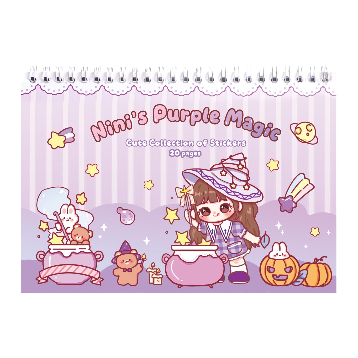 Jaravik Stickers Book 1000+Stickers, Cartoon Theme Sticker for Girls for Project, Decorative Sticker DIY Crafts & Gifts-Cute Girls Travel-Themed Paper Stickers (20 Sheet Book)-image-14