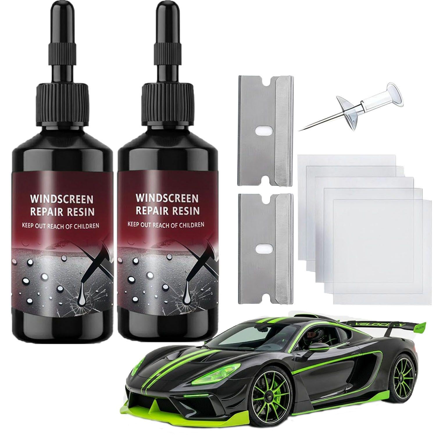 ZIXCARE Windshield Chip Repair Kit - body repair tools | Mubboo