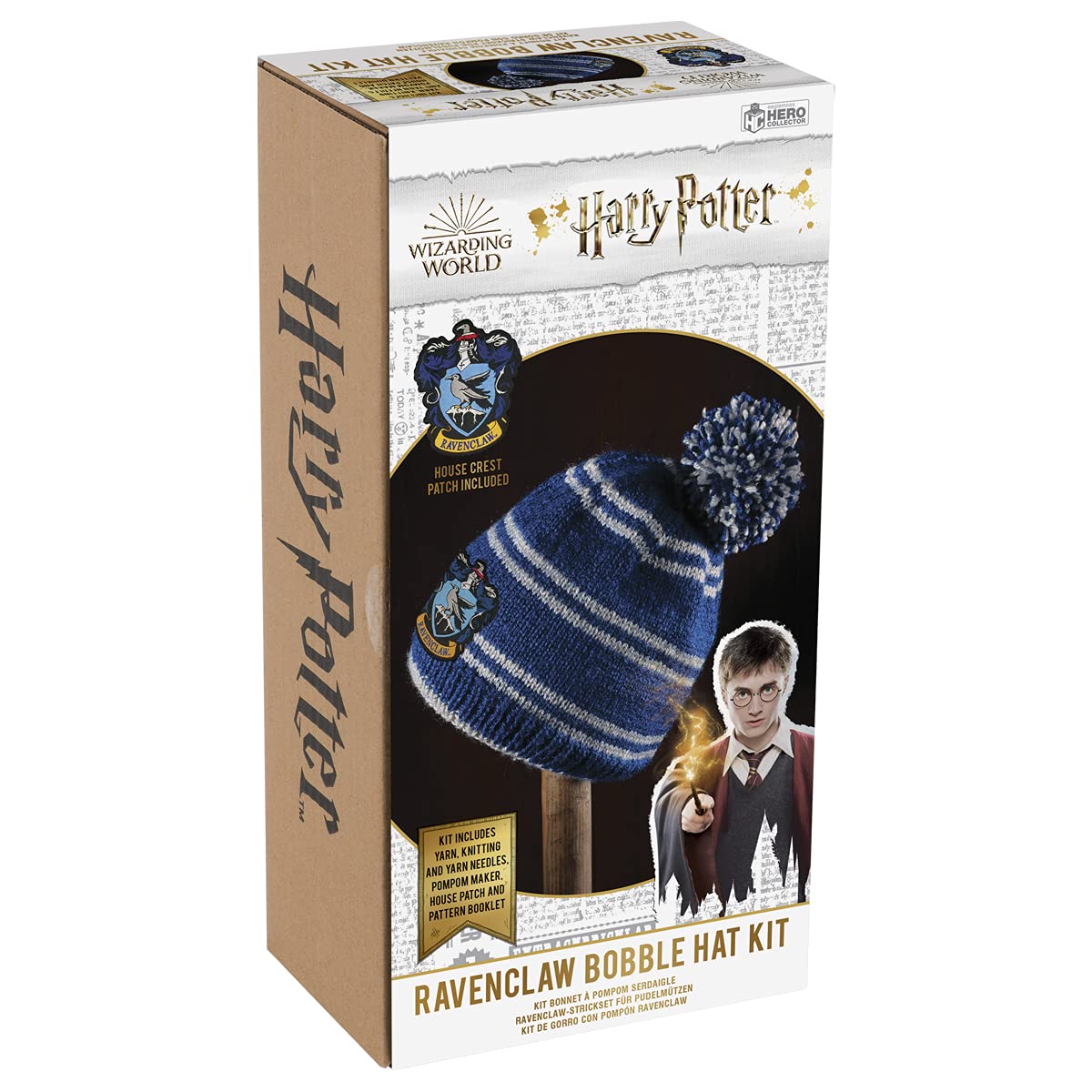 Wizarding World - Ravenclaw Hogwarts House Beanie Hat Kit - Harry Potter Wizarding World Knitting Kits by Eaglemoss Collections