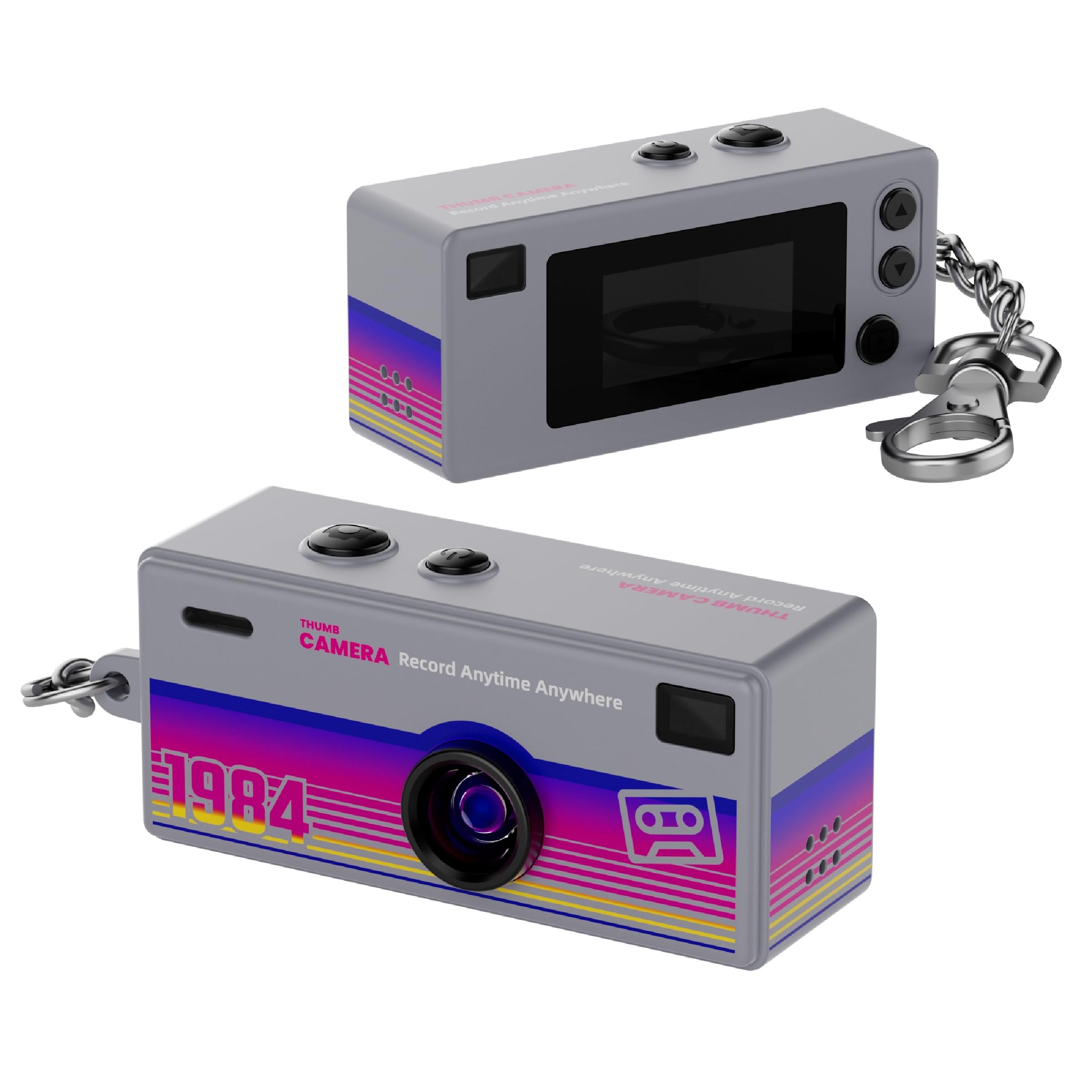 Amazon.com : HSYTechCo Mini Keychain Digital Camera, 1984 Retro