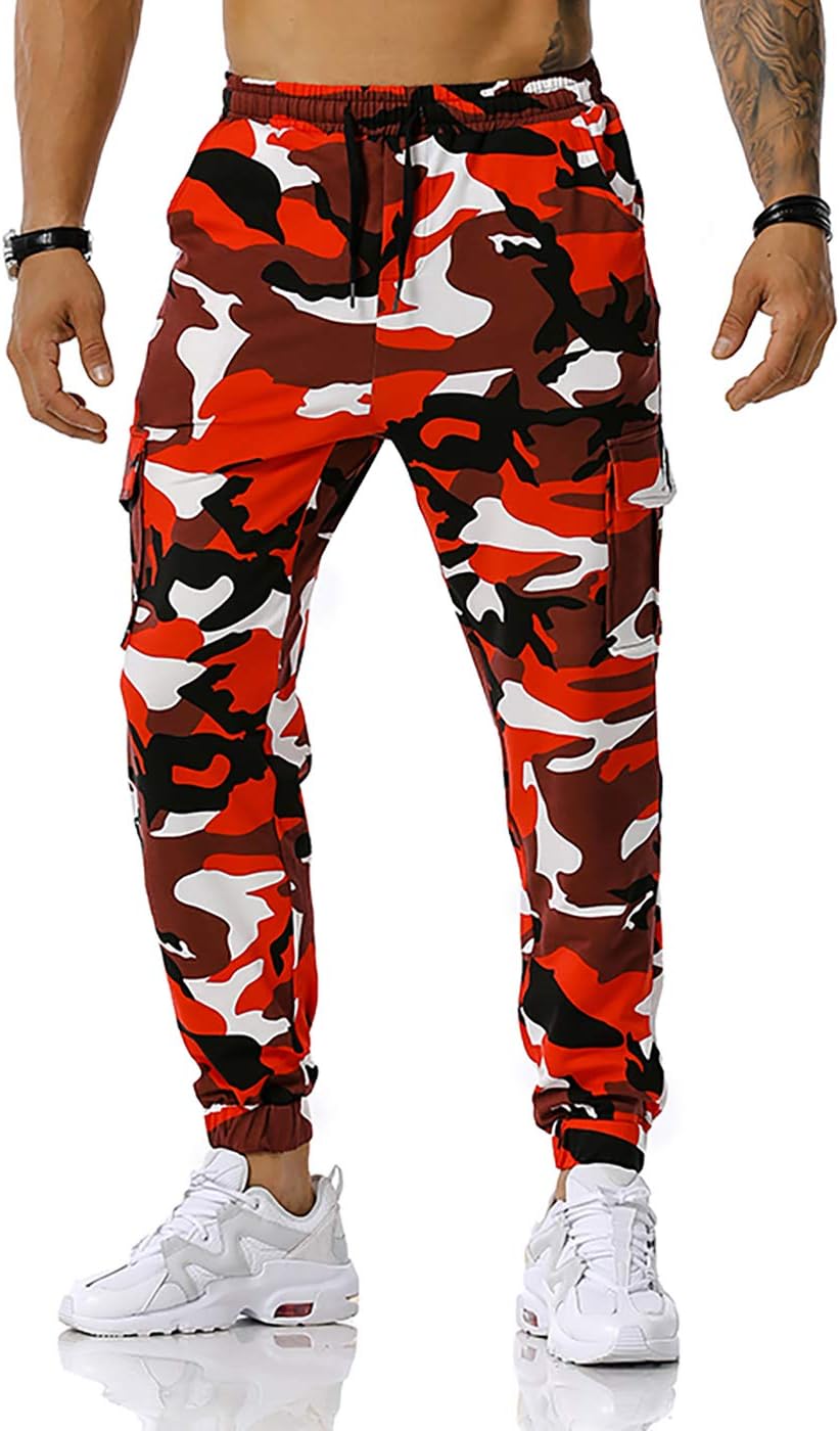 adidas red camo pants
